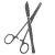 icon of surgical scissors